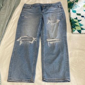 Wide leg jeans light blue size 16 Regular